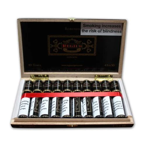 Regius Robusto Tubed – Box of 10 Cigars