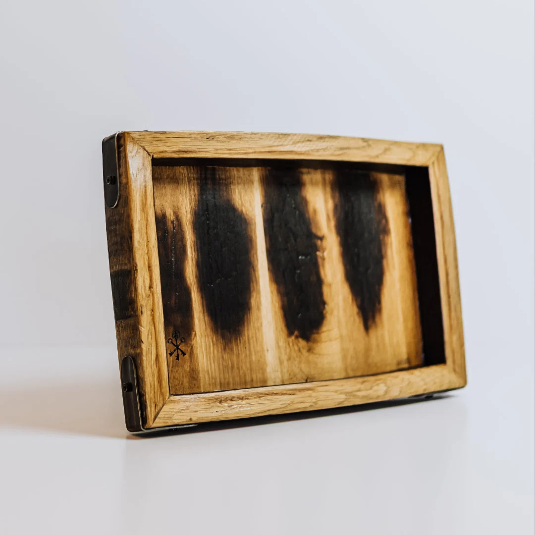 Rickhouse Barrel Stave Tray