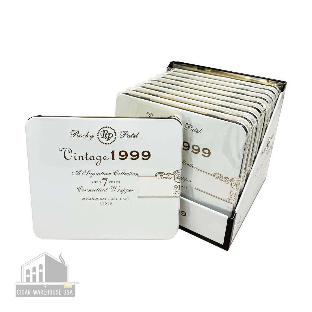 Rocky Patel Vintage 1999 Connecticut Minis – Tins