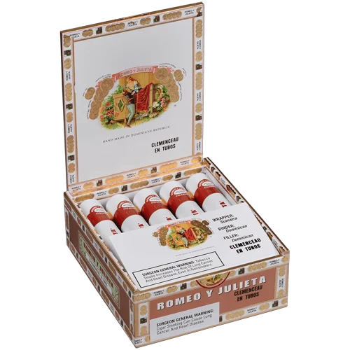 Romeo y Julieta 1875 Clemenceau Tubos Toro - Box of 10