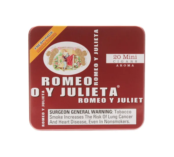 Romeo Y Julieta 1875 Mini Aroma Tins (2.875x20 / Tin Of 20)