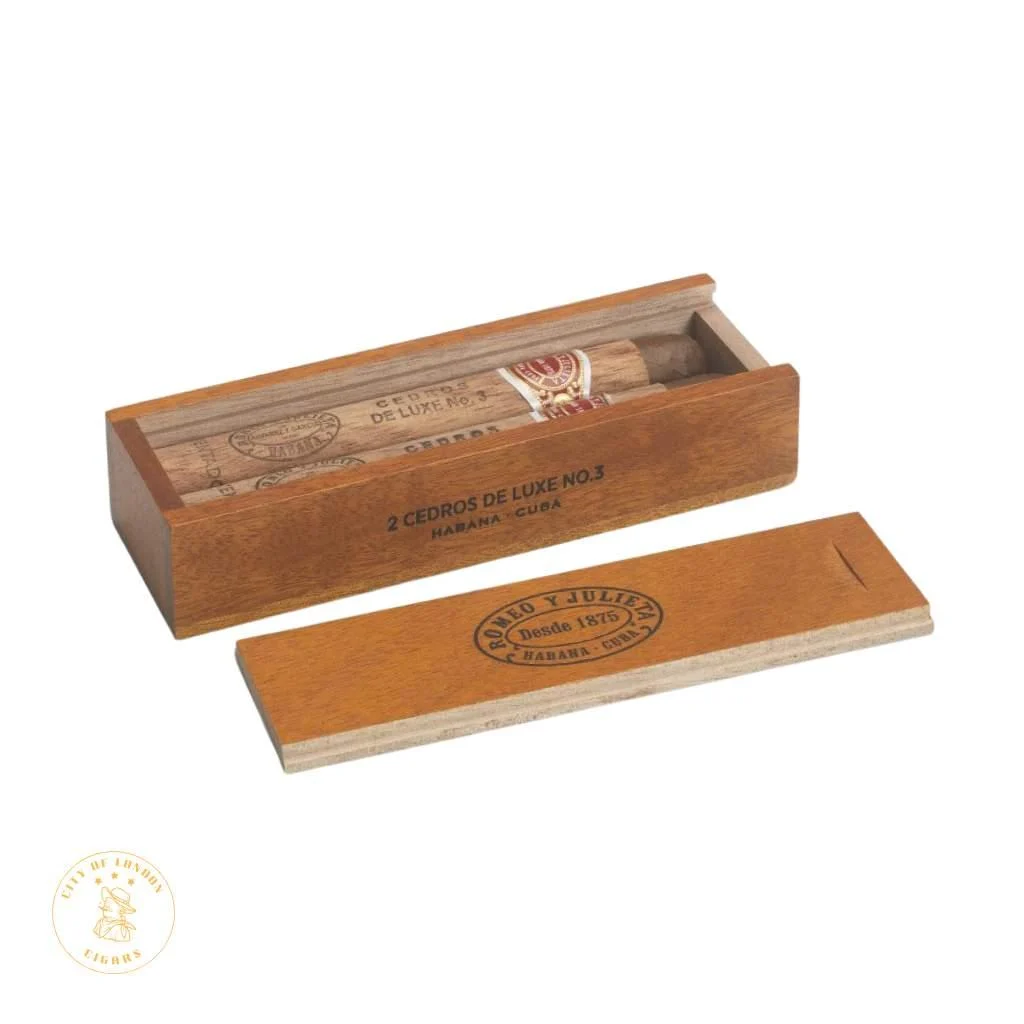 Romeo Y Julieta Cedros No.3 2 Cigars Gift Box Coffin