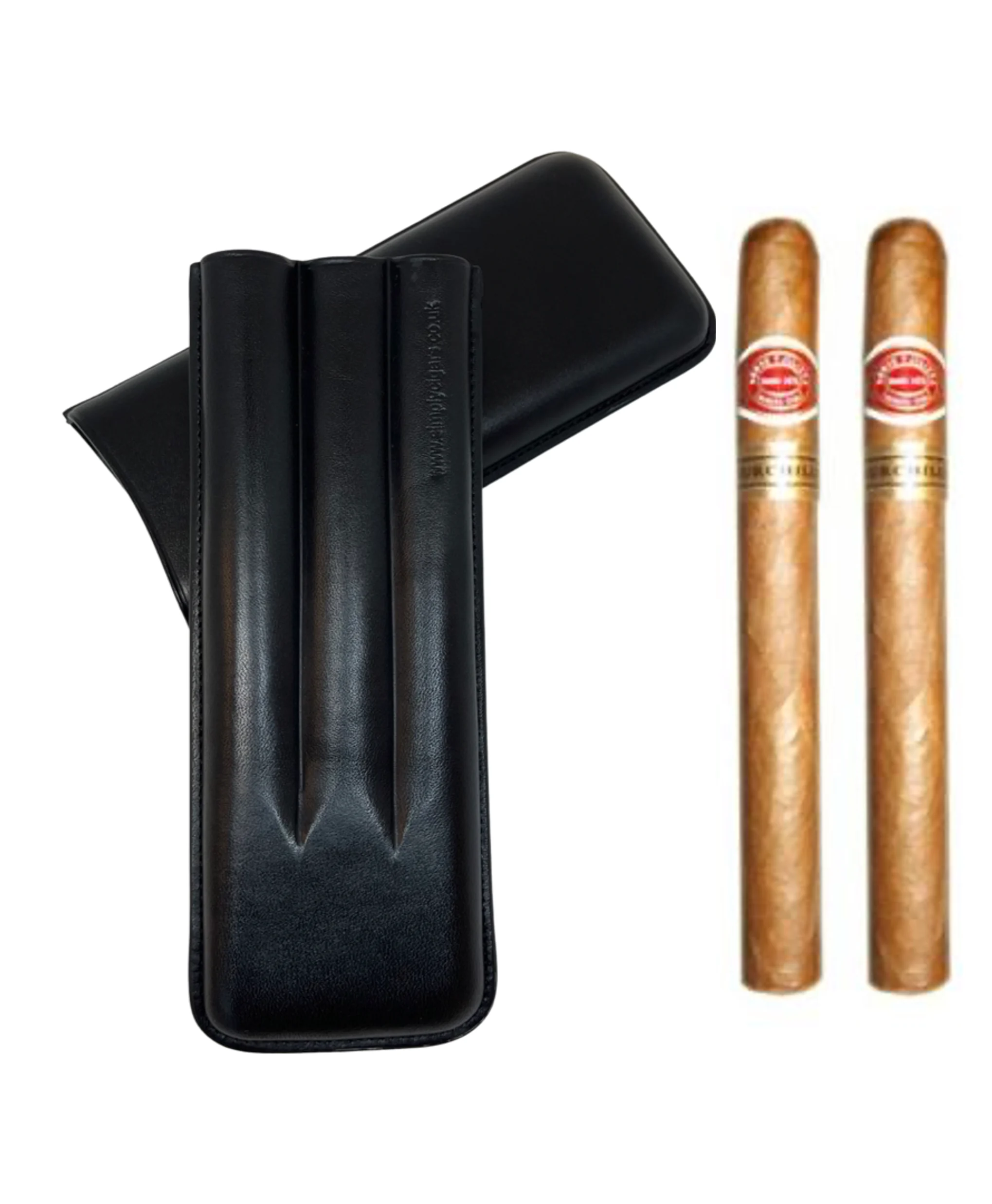 Romeo y Julieta Churchill Sampler – 2 Premium Cigars with Leather Case