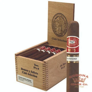 Romeo y Julieta Club Selection Toro (6 x 54)
