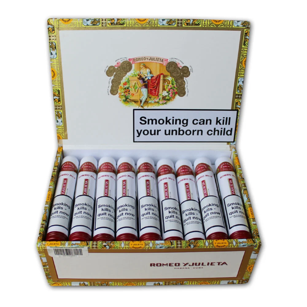 Romeo y Julieta No.3 Tubos – Box of 25 Cigars
