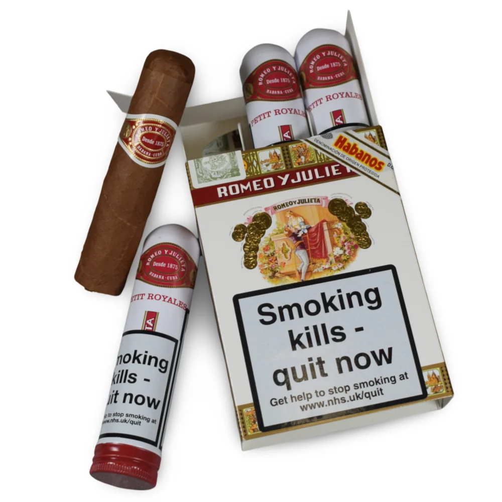 Romeo y Julieta Petit Royales Tubos – Pack of 3 Cigars