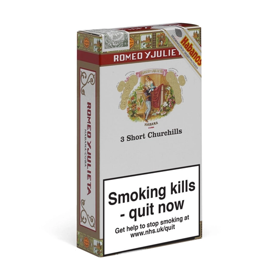 Romeo y Julieta Short Churchill Cigar – Pack of 3 Tubos
