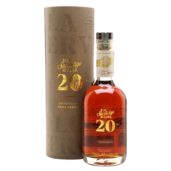 Ron Santiago de Cuba 20 Year Old Extra Anejo Gran Reserva Cuban Rum (70cl / 40%)