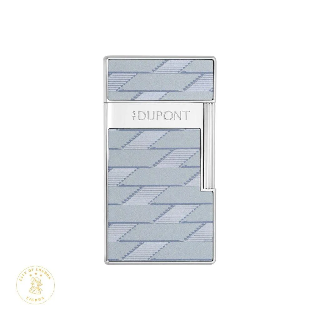 S.T. Dupont Biggy Lacquered 1872 Monogram Lighter - Silver