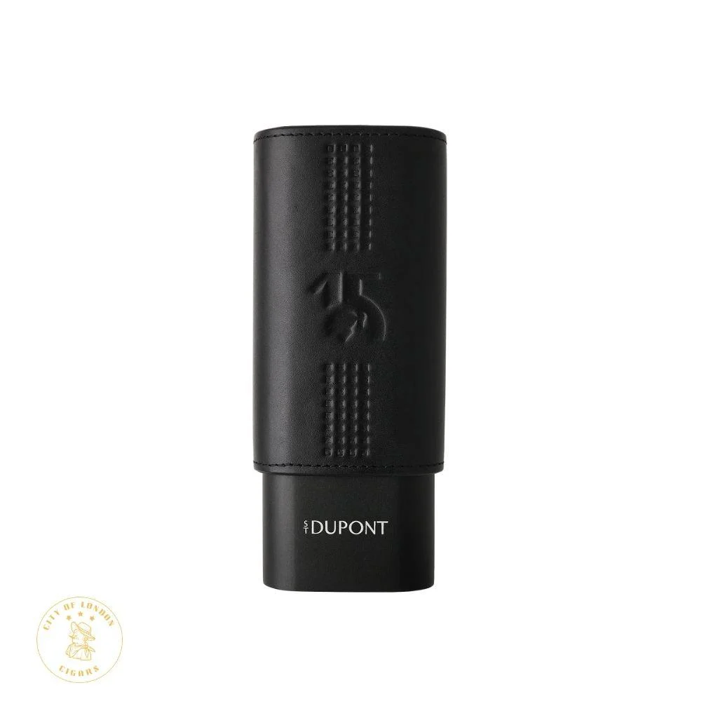 S.T. Dupont Cohiba Behike 2 Cigar Leather Case - Black
