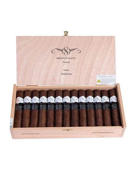 Sencillo Black Robusto (4.5x50 / Box 25)