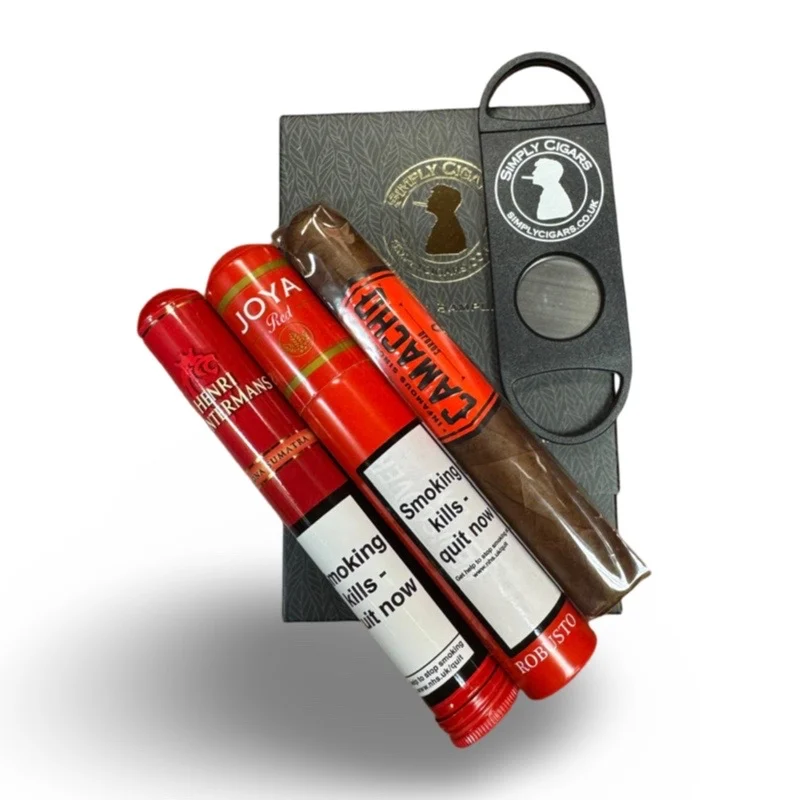Signature Trio Cigar Gift Set – 3 Cigars + Cutter