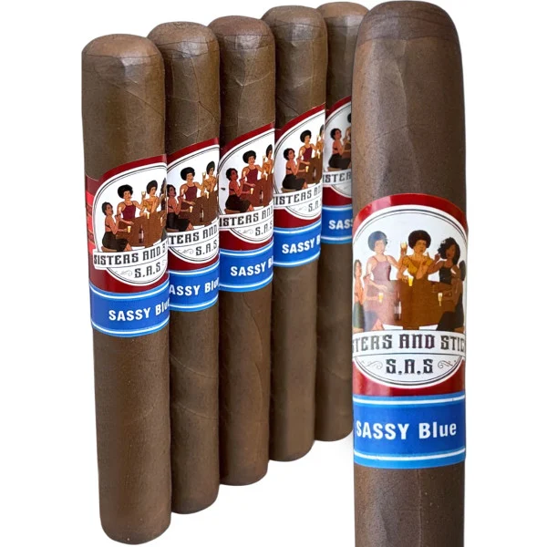 Sisters & Sticks Sassy Blue Robusto (5x50 / 5 Pack)