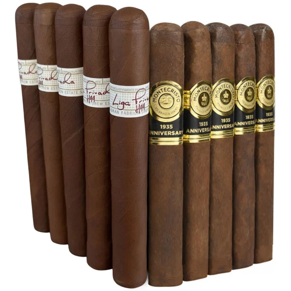 Slam Pack: Drew Estate Liga Privada H99 Toro vs Montecristo 1935 Nicaragua Toro (Assorted Sizes / 10 Pack)