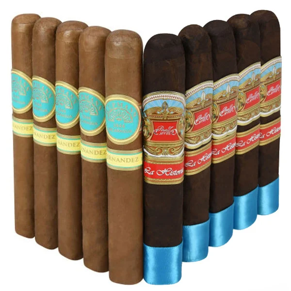 Slam Pack: H. Upmann by AJ Fernandez Toro vs E.P. Carrillo La Historia Toro (Assorted Sizes / 10 Pack)