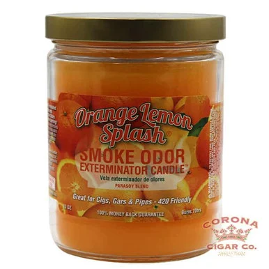 Smoke Odor Candle - Orange Lemon Splash (13oz Jar)