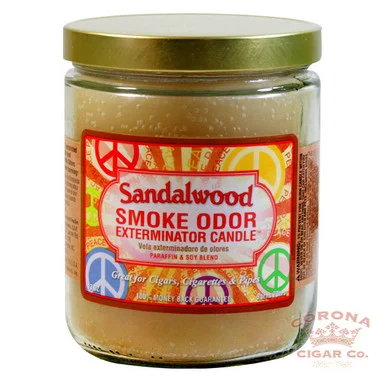 Smoke Odor Candle - Sandalwood (13oz Jar)