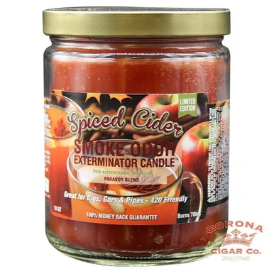 Smoke Odor Candle - Spiced Cider (13oz Jar)