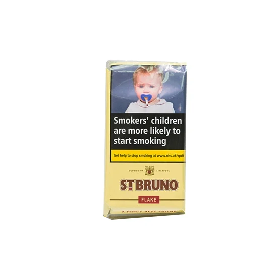 St Bruno Flake Pipe Tobacco 50g – Single Pouch