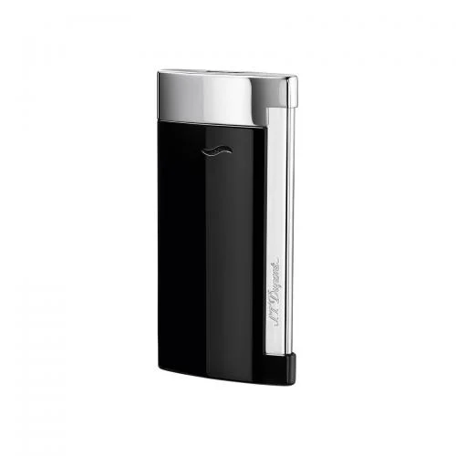 ST Dupont Slim 7 – Flat Flame Torch Lighter - Black Lacquer