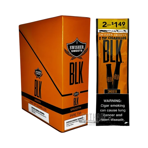 Swisher Sweets BLK Tip Cigarillos Smooth