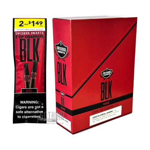 Swisher Sweets BLK Tip Cigarillos Wine