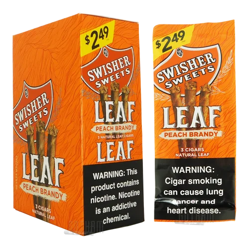 Swisher Sweets Leaf Peach Brandy