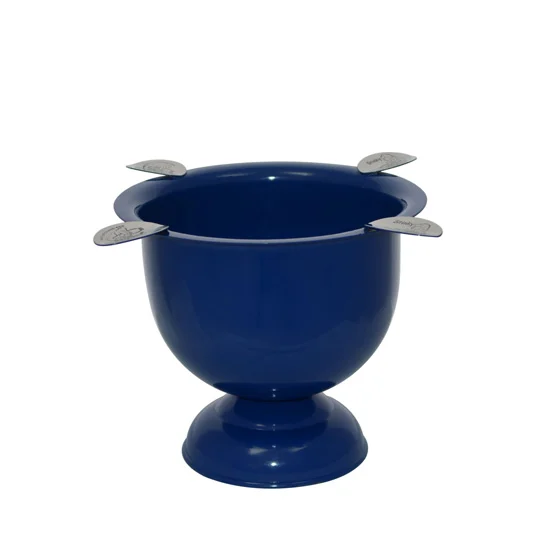 Tall Stinky Ashtray (4 Cigar Rest) – Blue