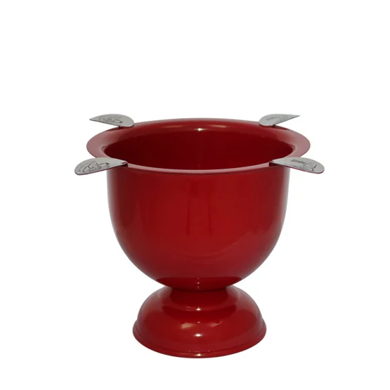 Tall Stinky Ashtray (4 Cigar Rest) – Red