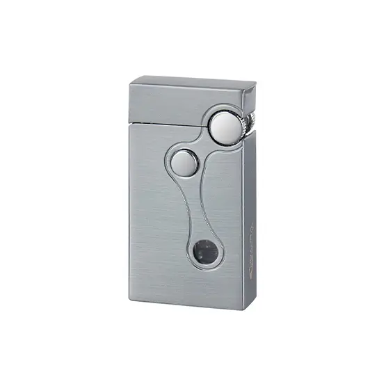 Vector Elite Single Jet Flame & Soft Flame Cigar Lighter – Chrome/Satin