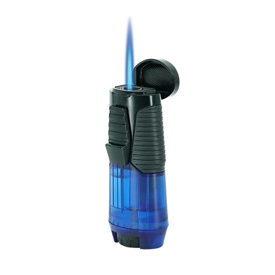 Vector Huracan Single Jet Flame Cigar Lighter – Blue