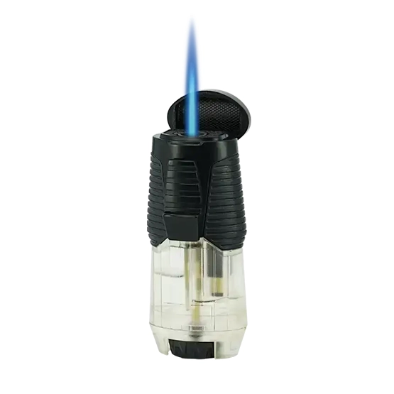 Vector Huracan Single Jet Flame Cigar Lighter – Clear