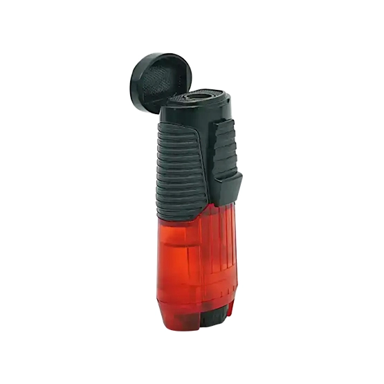Vector Huracan Single Jet Flame Cigar Lighter – Red