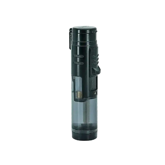 Vector Turbine Single Jet Flame Cigar Lighter – Black