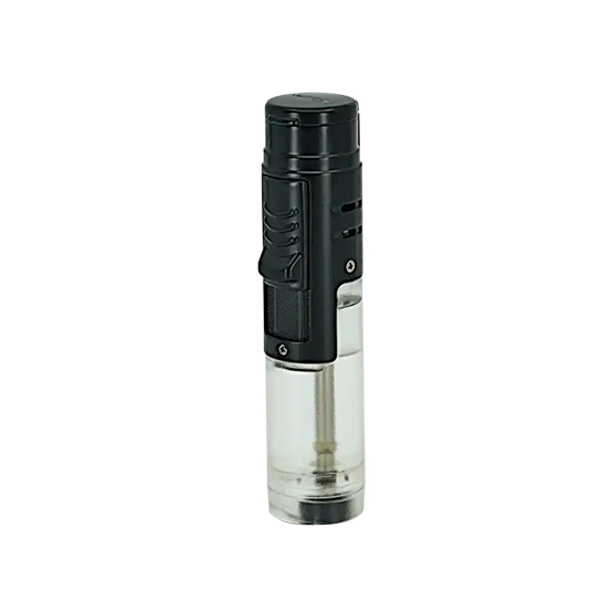 Vector Turbine Single Jet Flame Cigar Lighter – Clear