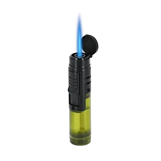 Vector Turbine Single Jet Flame Cigar Lighter – Green