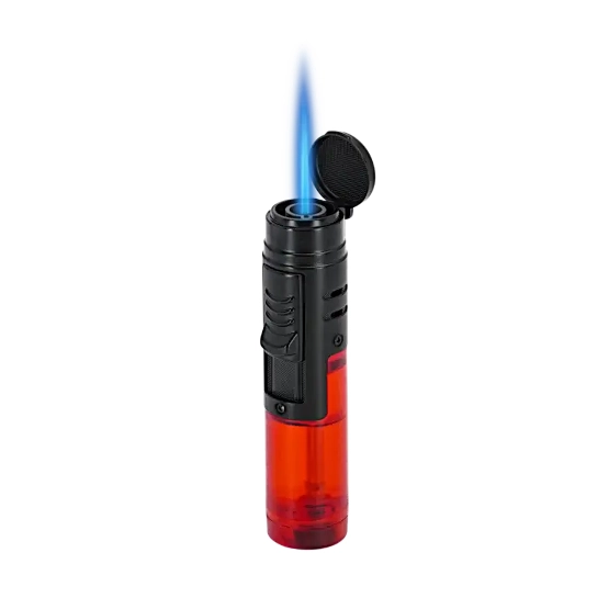 Vector Turbine Single Jet Flame Cigar Lighter – Red