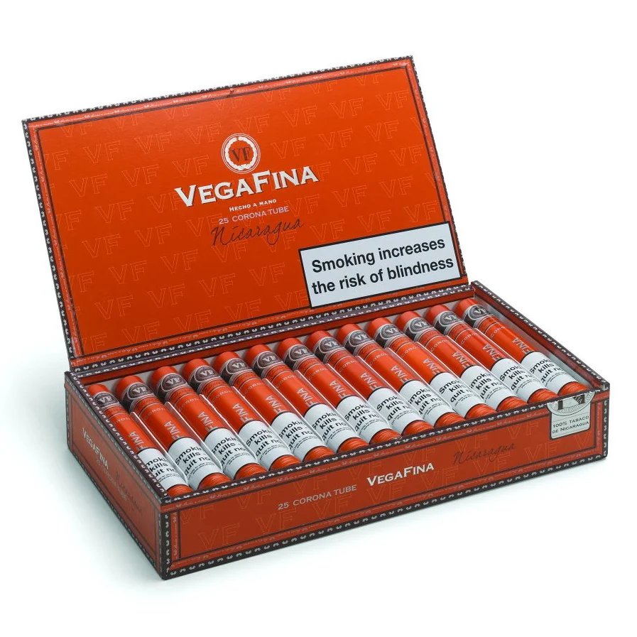 VegaFina Nicaragua Corona Tubed - Box of 25 Cigars