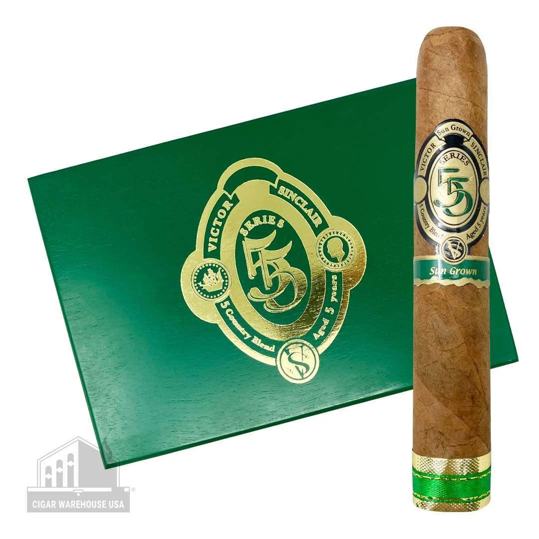 Victor Sinclair Series 55 Green Label Sun Grown Robusto – Box