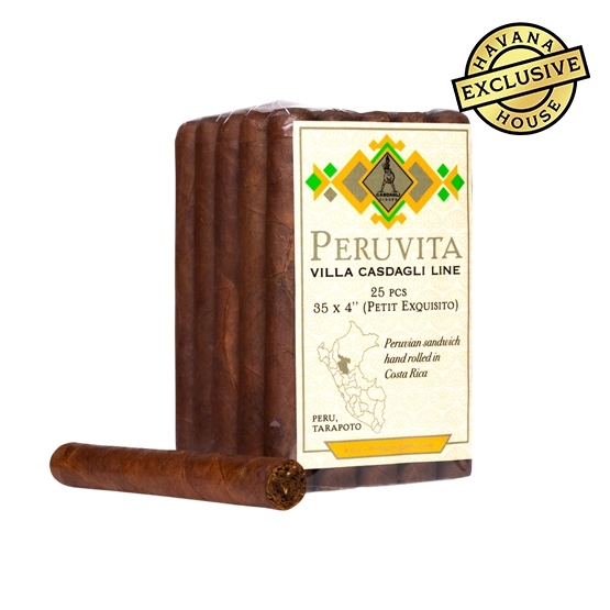 Villa Casdagli Peruvita Petit Exquisitos Cigar – Bundle of 25