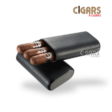 Visol Burgos Leather 3-Finger Cigar Case