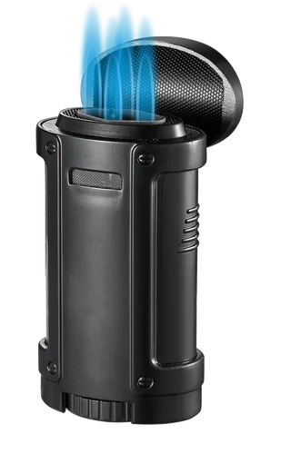 Visol Cigar King Rhino Quad Flame Torch Lighter