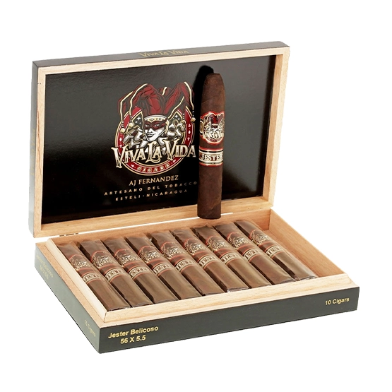 Viva La Vida 5th Anniversary Jester Flat Belicoso Cigar – Box of 10