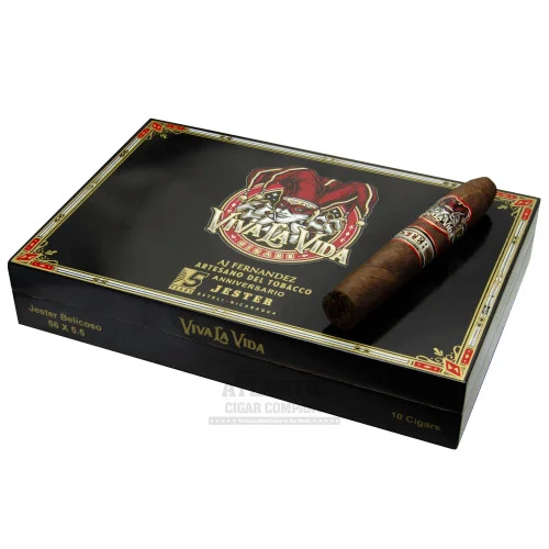 Viva La Vida by AJ Fernandez 5th Anniversario Jester Flat Belicoso (5.5x56)