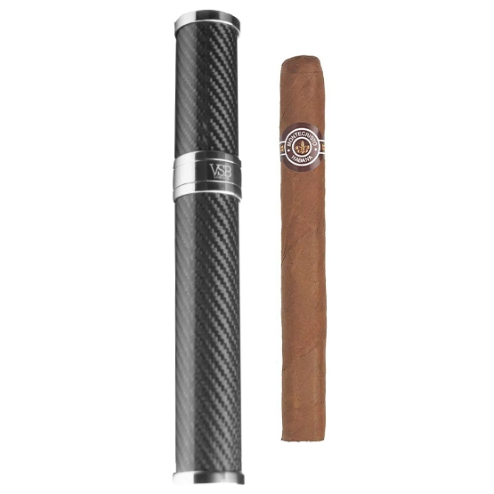 VSB Carbon Fibre Cigar Tube and Montecristo No.3 Christmas Cigar Deal