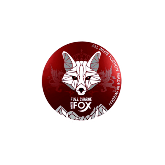White Fox Slim Full Charge White Portion Nicotine Pouches ? 10 x Tins