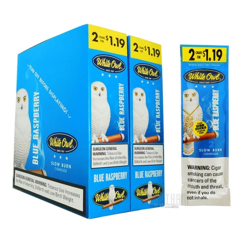 White Owl Cigarillos Blue Raspberry