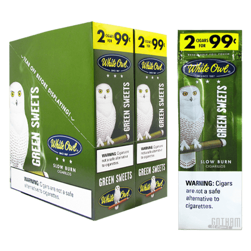 White Owl Cigarillos Green Sweets
