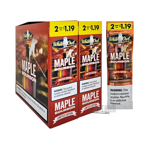 White Owl Cigarillos Maple Bourbon