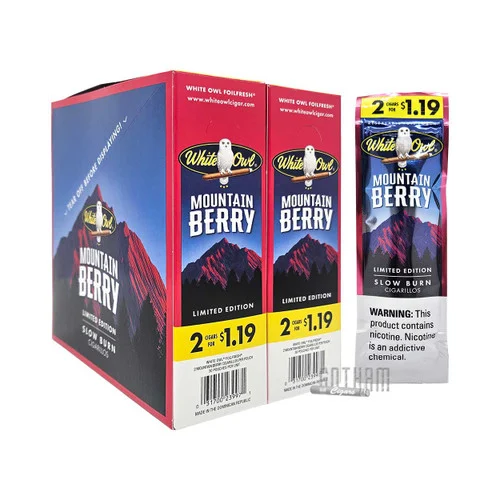 White Owl Cigarillos Mountain Berry